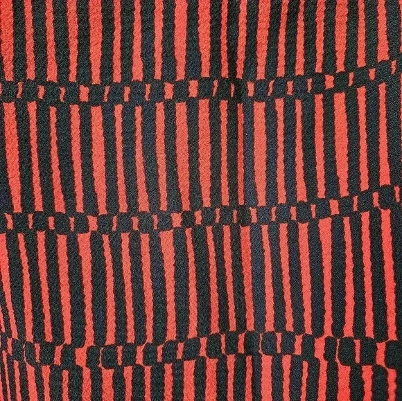 Bowden Red And Black Striped Shift Dress Size 8R, Classic, Careerwear - Picture 4 of 7